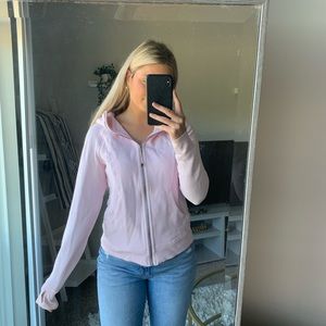 Luluemon Light Pink Scuba Jacket